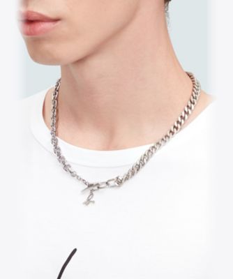 【ユニセックス】ＷＥＢ限定　Ｈ９２２　ＣＯＬＬＩＥＲ　ＳＩＬＶＥＲ　ＬＩＮＩＮＧ　ネックレス（ＮＩ７７Ｈ９２２９１０）