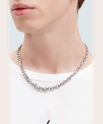 【ユニセックス】ＷＥＢ限定　Ｈ９２２　ＣＯＬＬＩＥＲ　ＳＩＬＶＥＲ　ＬＩＮＩＮＧ　ネックレス（ＮＩ７７Ｈ９２２９１０）