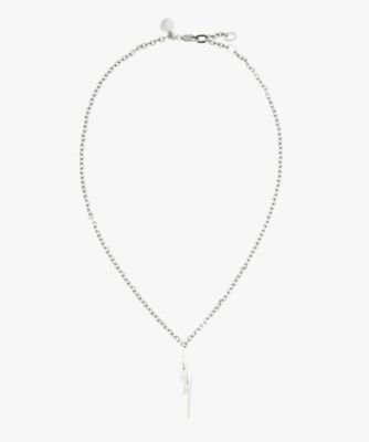 ＜agnes b. (Women)＞Ｈ９２２　ＣＯＬＬＩＥＲ　ＳＩＬＶＥＲ　ＬＩＮＩＮＧ　ネックレス（ＮＩ８０Ｈ９２２９１０）
