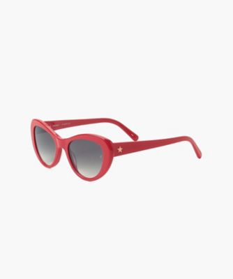 ＜三越伊勢丹/公式＞ agnes b. (Women)/アニエスベー LU02 SUNGLASSES SCARLET サングラス 401レッド 【三越伊勢丹/公式】