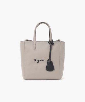 ＜agnes b. (Women)＞　２ｗａｙトートバッグ　（ＰＡＳ２６－０１）（Ｏ１１２ＶＣＩ４３００６）