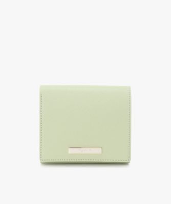 ＜agnes b. (Women)＞レザー　二つ折り　ウォレット　”Ｅｒｉｋａ”　ＱＡＷ０５－０１（Ｏ２３０ＶＣＫ８７３８）