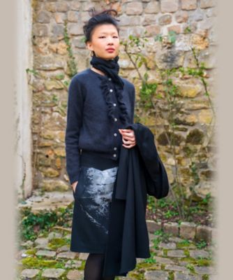 フォトプリント Aライン スカート ”image reflet