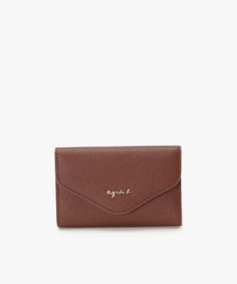 ＜agnes b. (Women)＞レザー　キーケース　ａｖａ（ＴＡＷ０２－０３）（Ｏ７８７ＶＬＥ４３６５）