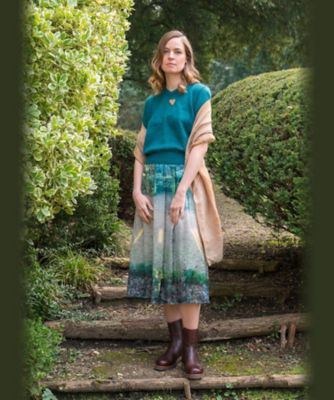 フォトプリント フレア スカート ”Reflets jaunes