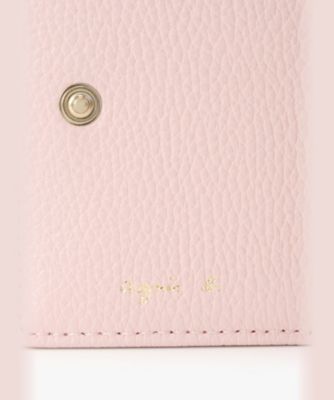 agnès b. アニエスベー 財布 三つ折り ピンク UAW01－05 ウォレット (UAW01－05) ｜agnès b. VOYAGE FEMME（アニエスベー