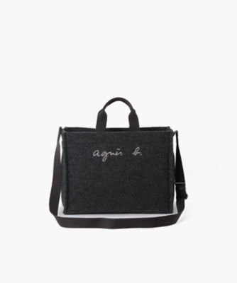 ＜agnes b.(Women)＞ＴＡＳ１１Ａ－０２　２ｗａｙトートバッグ（Ｐ１１０ＶＴＧ３８０２４）