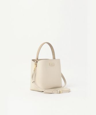 極美品　agnes b.　アニエスベー　2way　ハンドバッグ　ホワイト agnes b.（アニエスベー）の「naomi 2wayトートバッグ (SAS21