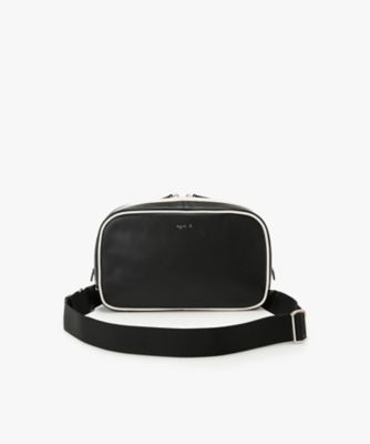 ＜agnes b. (Women)＞　Ｓｕｚｙ　ショルダーバッグ　（ＷＡＳ３３－０１）（Ｐ２６１ＶＣＷ１０００）