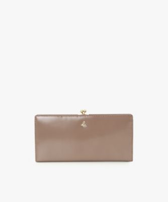 ＜agnes b. (Women)＞ガラスレザー　ロングウォレット　（ＸＡＷ０５－０２）（Ｐ４１６ＶＣＸ１３７７）