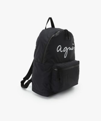 アニエスベー　バッグパック　リュック　黒 agnes b. デイバック リュック 「ユニセックス」 バックパック