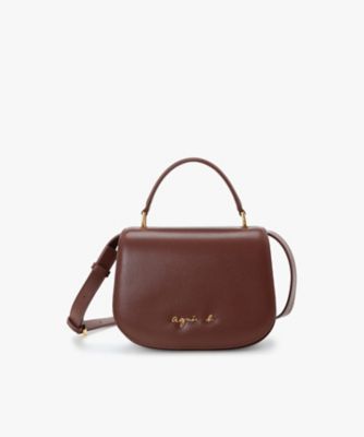 【美品×最安値】agnes b. アニエスベー ショルダーバッグ レザー 2wayショルダーバッグ ”City” （ZAS02
