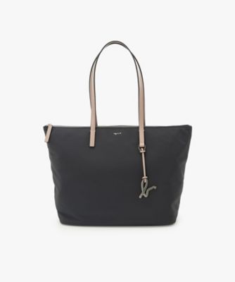 ＜agnes b. (Women)＞ナイロン　ラージ　トートバッグ　（ＺＡＳ１０－０２）（Ｐ７５２ＶＮＵ３３００１）