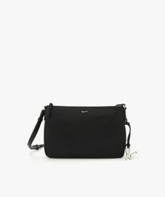 ＜agnes b. (Women)＞ナイロン　ミディアム　ショルダーバッグ　（ＺＡＳ１０－０６）（Ｐ７５６ＶＮＵ３０００）