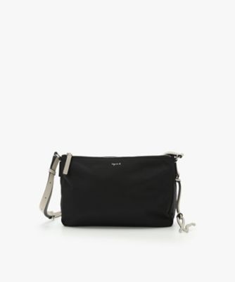 ＜agnes b. (Women)＞ナイロン　ミディアム　ショルダーバッグ　（ＺＡＳ１０－０６）（Ｐ７５６ＶＮＵ３３０６１）