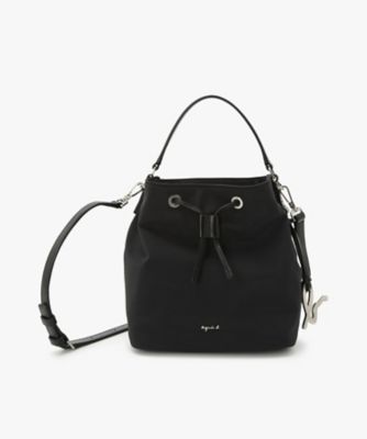 ＜agnes b. (Women)＞ナイロン　２ｗａｙ　スモール　トートバッグ　（ＺＡＳ１０－０７）（Ｐ７５７ＶＮＵ３０００）