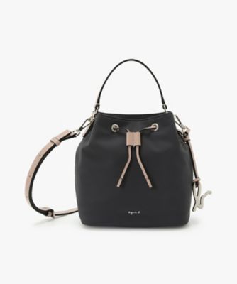 ＜agnes b. (Women)＞ナイロン　２ｗａｙ　スモール　トートバッグ　（ＺＡＳ１０－０７）（Ｐ７５７ＶＮＵ３３００１）