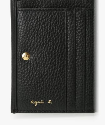 agnes b. アニエスベー　BAW08-01 レザー　二つ折り財布　未使用 agnes b. アニエスベー BAW08-01 レザー 二つ折り財布 未使用