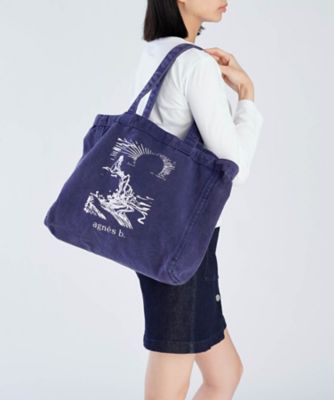 SUNRISE コットン ラージ トートバッグ ZAH05－01