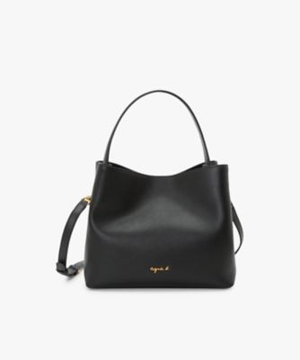 ＜agnes b. (Women)＞２ｗａｙ　ミディアム　トートバッグ　”Ｃｈｒｉｓｔｅｌｌｅ”　ＡＢＳ０１－０１（Ｐ８３４ＶＣＺ８０００）