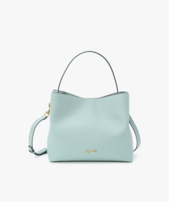 ＜agnes b. (Women)＞２ｗａｙ　ミディアム　トートバッグ　”Ｃｈｒｉｓｔｅｌｌｅ”　ＡＢＳ０１－０１（Ｐ８３４ＶＣＺ８６１３）