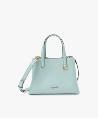 ＜agnes b. (Women)＞２ｗａｙ　スモール　トートバッグ　”Ｃｈｒｉｓｔｅｌｌｅ”　ＡＢＳ０１－０２（Ｐ８３５ＶＣＺ８６１３）