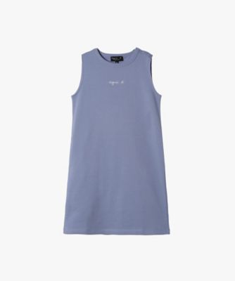 ＜agnes b. ENFANT (Baby&Kids)＞キッズ　ロゴ　コットン　ノースリーブ　ワンピース　”Ｆｉｌｙ”（ＱＤ６７Ｋ３３０６０３４）