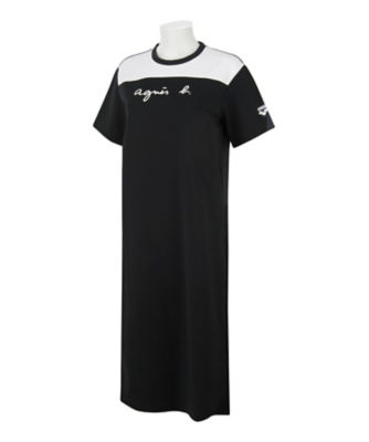 ＜agnes b. (Women)＞ＪＦＤ９　ＲＯＢＥ　ＡＲＥＮＡ　ａｇｎｅｓ　ｂ．　ｘ　ａｒｅｎａ　ジャージワンピース（ＱＦ１７ＪＦＤ９０００）