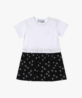 ＜agnes b. ENFANT (Baby&Kids)＞ベビー　プリント　オーガニックコットン　半袖　ワンピース（ＱＦ５４ＪＪＯ３０００）
