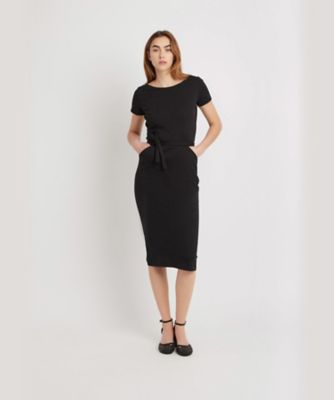 DESCENTE ♡ワンピース ボートネック 半袖 ロングタイトワンピース ”Vitti