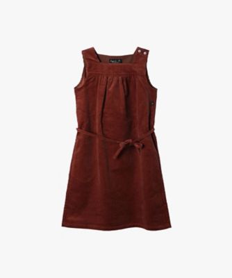 ＜agnes b. ENFANT (Baby&Kids)＞キッズ　コーデュロイ　ノースリーブ　ワンピース　（ＲＡ６１ＵＵ７５３６５）