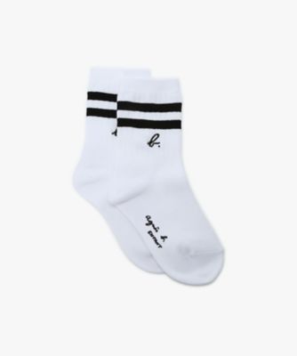 ＜agnes b. ENFANT (Baby&Kids)＞キッズ　”ｂ．”　ロゴ　ソックス　（ＳＯ２４ＡＣ５６０１０）