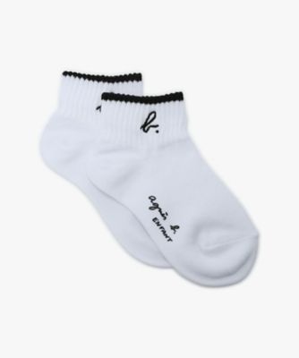 ＜agnes b. ENFANT (Baby&Kids)＞キッズ　”ｂ．”　ロゴ　ソックス　（ＳＯ２６ＡＣ５６０１０）