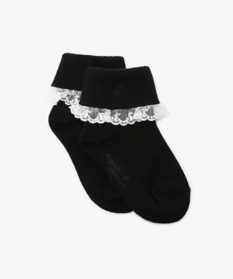 ＜agnes b. ENFANT (Baby&Kids)＞キッズ　”ｂ．”　ロゴ　ソックス　（ＳＯ２８ＡＣ７１０００）