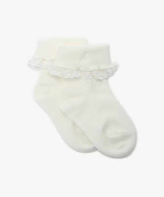 ＜agnes b. ENFANT (Baby&Kids)＞キッズ　”ｂ．”　ロゴ　ソックス　（ＳＯ２８ＡＣ７１０１０）