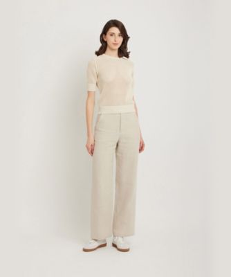 コットン　ニット　半袖　メッシュ　プルオーバー　”Ｂｅｔｔｙ”（ＴＴ０９ＬＧ００３１２４）