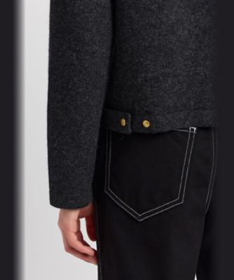 カシミヤ カーディガン ”Zip”（TT38LU31880） | agnes b