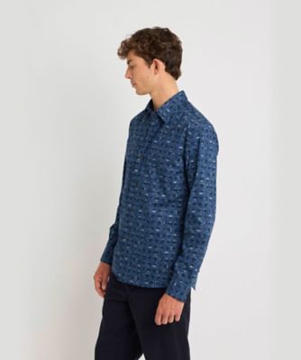 AFB◇長袖シャツ/M/コットン/GRN/チェック/787-5120245 AFBのシャツ