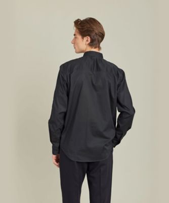 agnes b. homme オープンカラーシャツ-Black/38 トップス/シャツ｜agnès b. HOMME（オム）｜アニエスベー公式