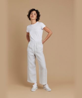 アニエスベー-agnes b.-テーパードパンツ AN53 PANTALON agnes b.×Dolmen パンツ ｜agnès b. FEMME
