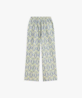 ＜agnes b. (Women)＞コットン　プリント　パンツ　”Ｖｉｅｔｎａｍ”（Ｙ４４７ＴＶ８０７４６）