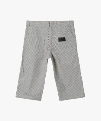 キッズ ストライプ コットン ハーフ パンツ （YB09RE21690