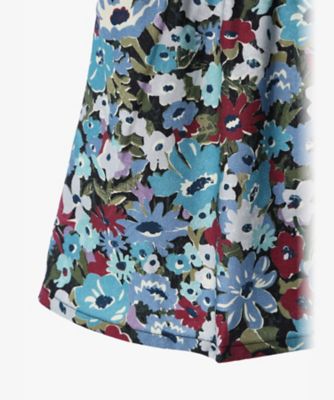 ベビー リバティプリント コットン 半袖 ワンピース