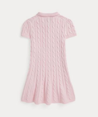 ガールズ 2才～6才）ケーブルニット コットン Polo セーター