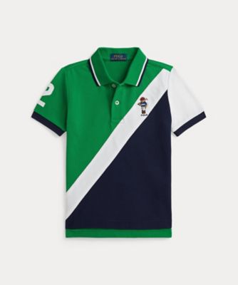 ボーイズ 2才～7才）Polo ベア コットン メッシュ ポロシャツ