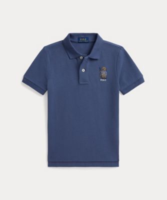 ボーイズ 2才～7才）Polo ベア コットン メッシュ ポロシャツ