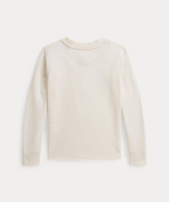 ボーイズ 2才～7才）ワッフルニット ヘンリーネック シャツ