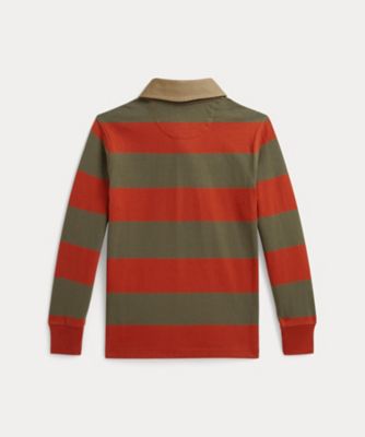 ボーイズ 2才～7才）Polo ベア コットン ラグビー シャツ