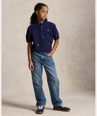 ボーイズ 8才～20才）Polo ポニー コットン メッシュ