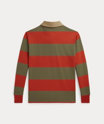 ボーイズ 8才～20才）Polo ベア コットン ラグビー シャツ